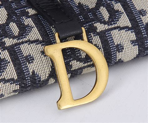 dior s5614ctzq_m928|Saddle Wallet Blue Dior Oblique Jacquard .